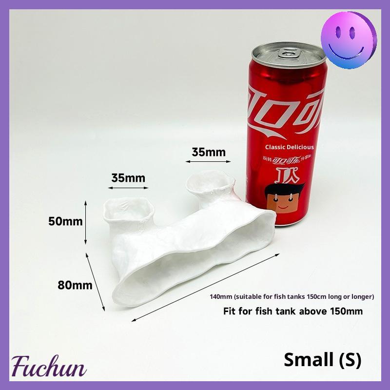 [fuchun] Bể cá hang động ngầm cho tôm cá bò sát nơi trú ẩn Nhà Đường hầm hang động cảnh quan aqaurium trang trí - 2