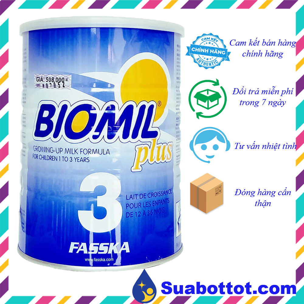 Sữa Biomil Plus số 3 800g 1-3 tuổi