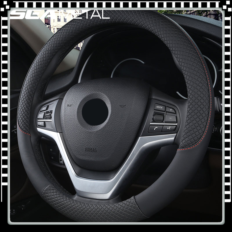 SEAMETAL 38cm Bọc Vô Lăng ô Tô đệm Da đa Năng Phụ Kiện Nội Thất Xe - TANLAN