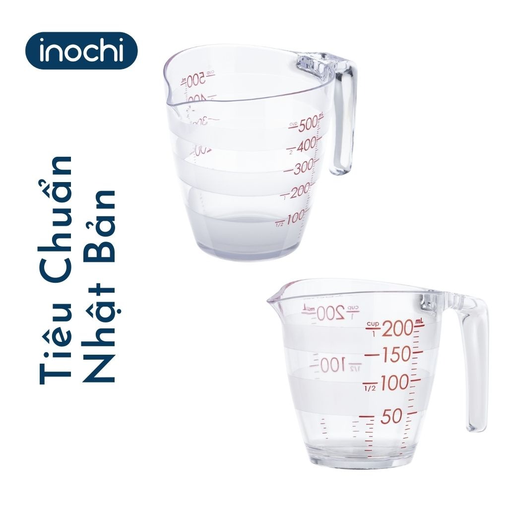 Ly đong/cốc đong chia vạch nhựa Inochi Yoko