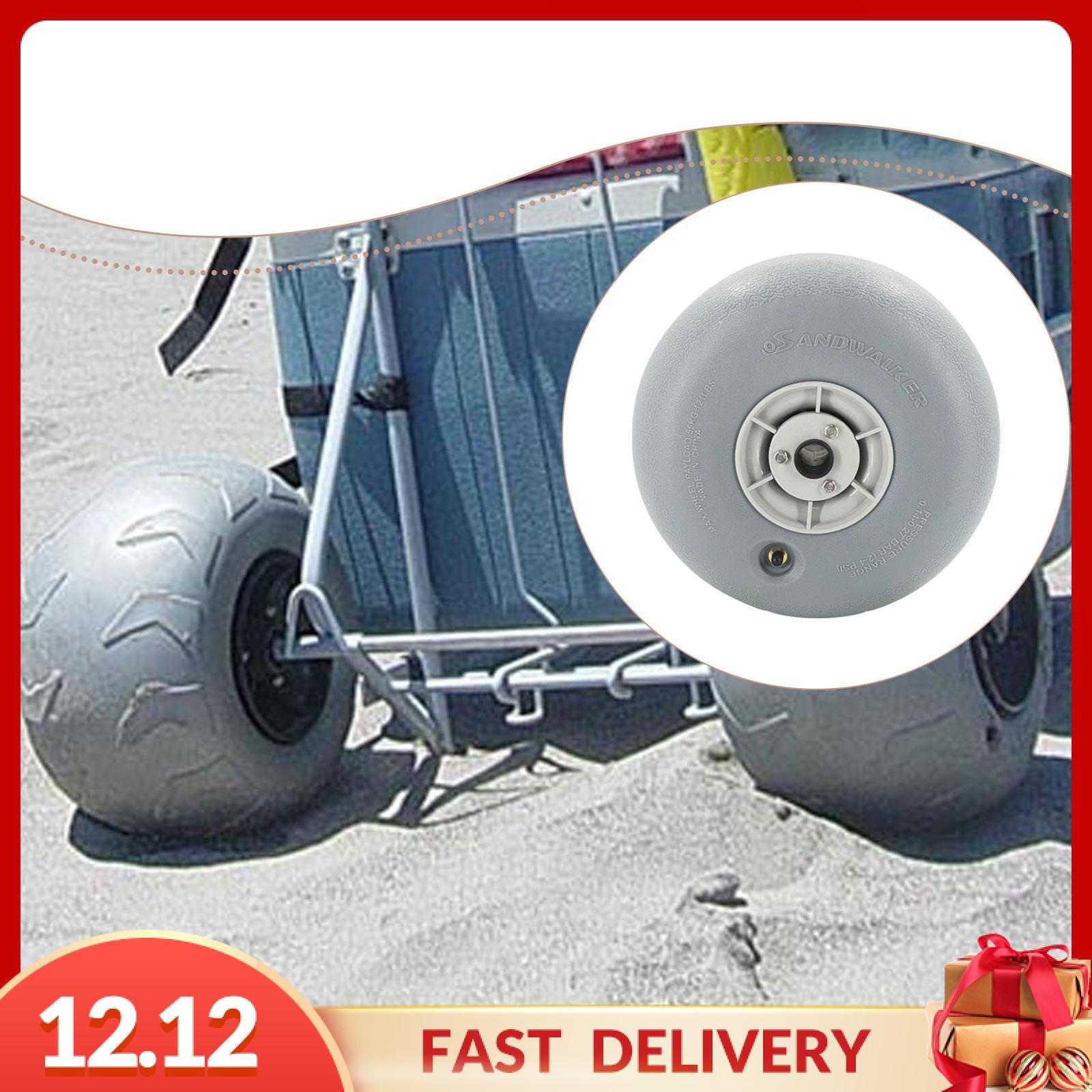 Gispark Beach Balloon Wheels 20–50mpa Tensile Strength Fishing Cart 4–8 PSI Pressure Range 12 inch High Performance Heavy Duty Gray ราคา 8,367 บาท*ส่งฟรี