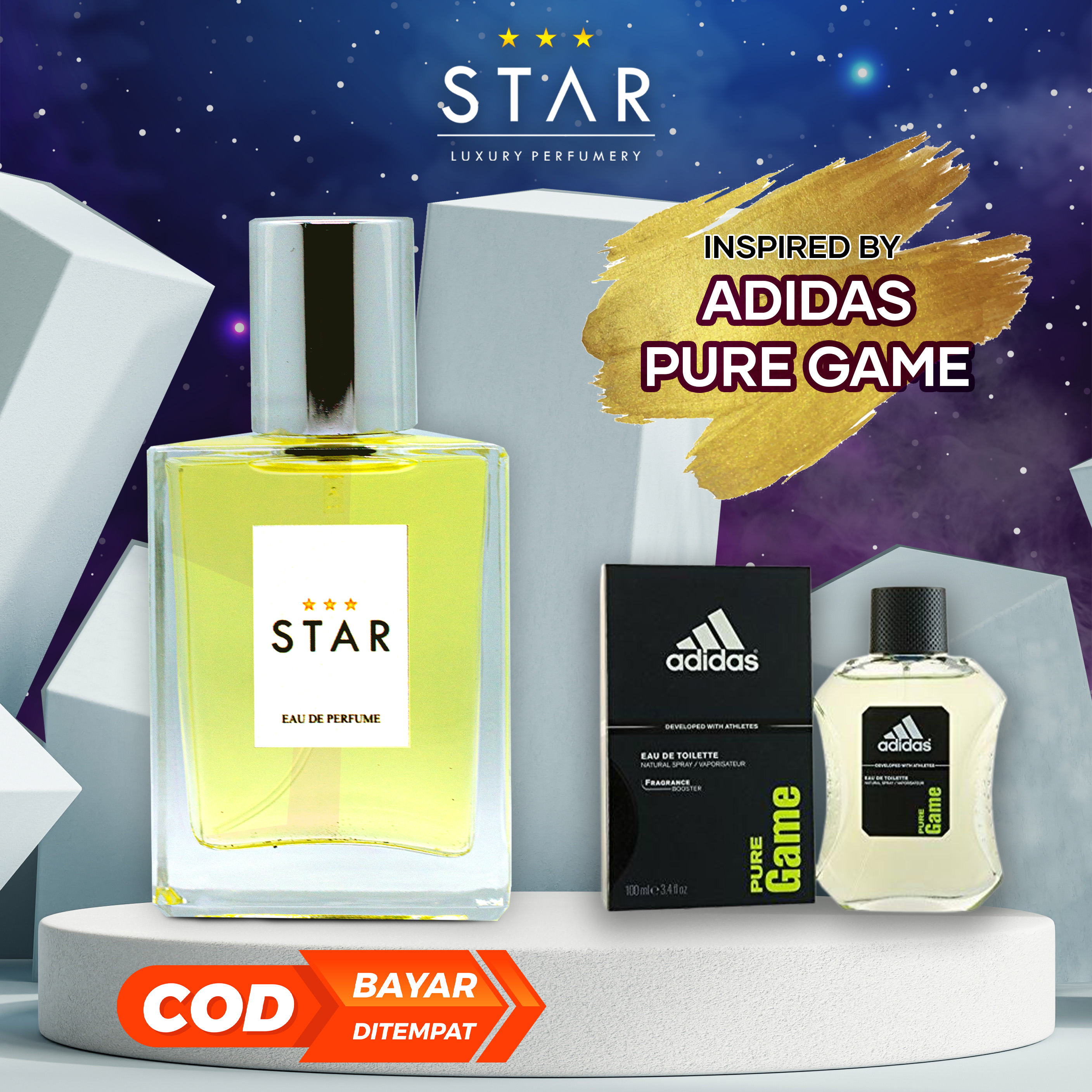 Jual Parfum Original Adidas Pure Game Man 100 ML di Lapak pusat grosir  indie | Bukalapak
