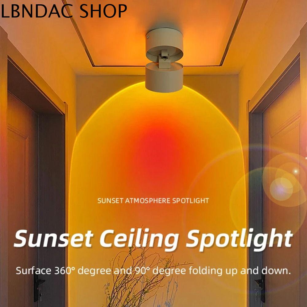 LBNDAC Gắn/lõm Đèn rọi hoàng hôn Sang trọng Tinh tế Đèn chiếu sáng điểm Trần Trang trí chiếu sáng Có thể gập lại Đèn không khí Phòng khách