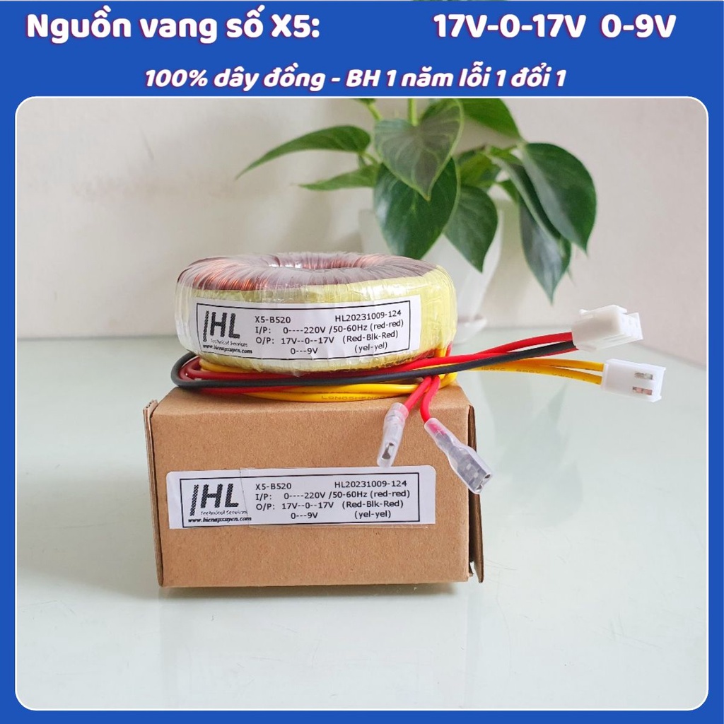 Nguồn vang số X5 Biến áp xuyến vang số X5 100% dây đồng chất Lượng cao - Điện Tử Hợp Long 0972 386 8