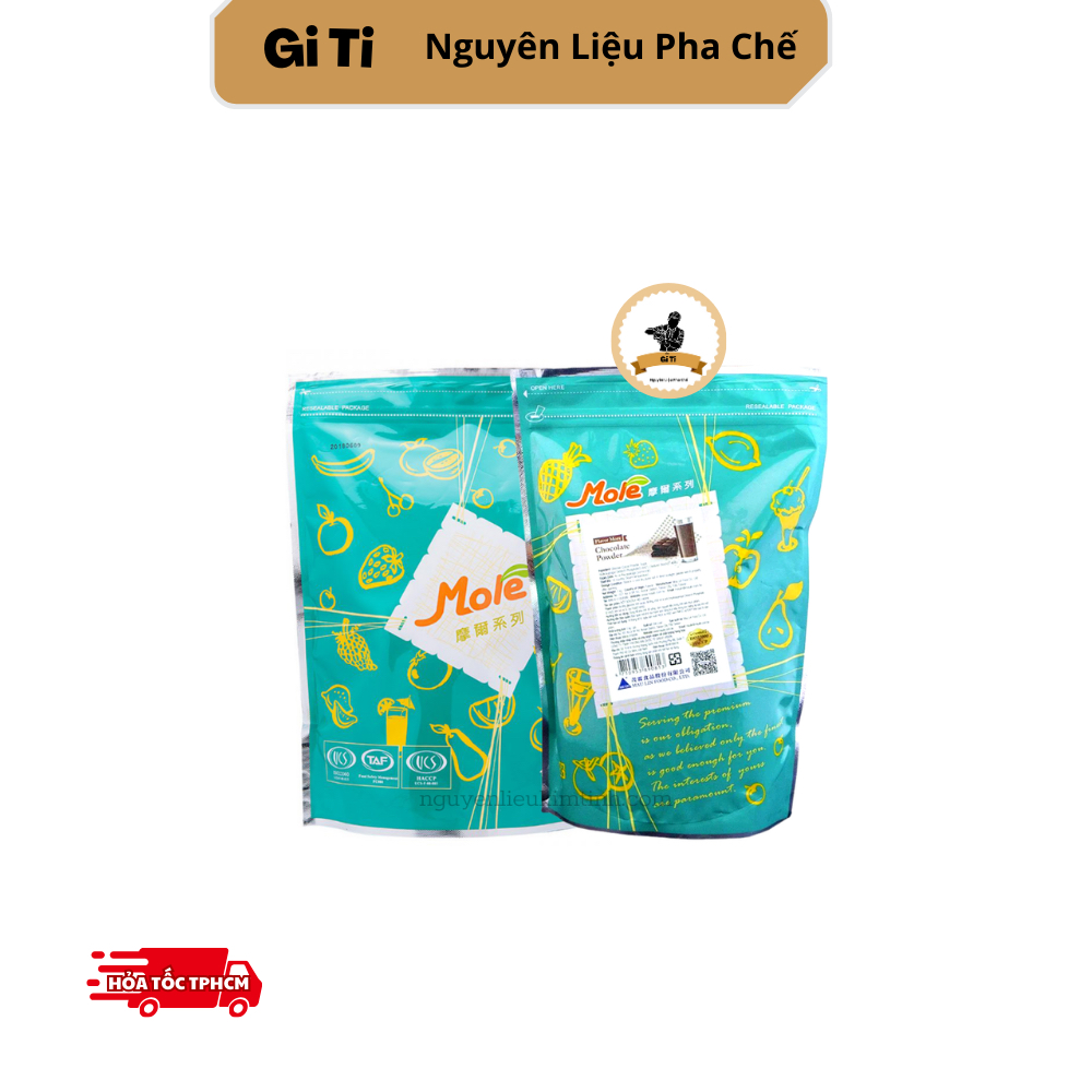 Bột Trà Sữa MOLE Socola 1kg/Bột Chocolate Mole 1kg/Bột Socola Maulin/Maulin Chocolate