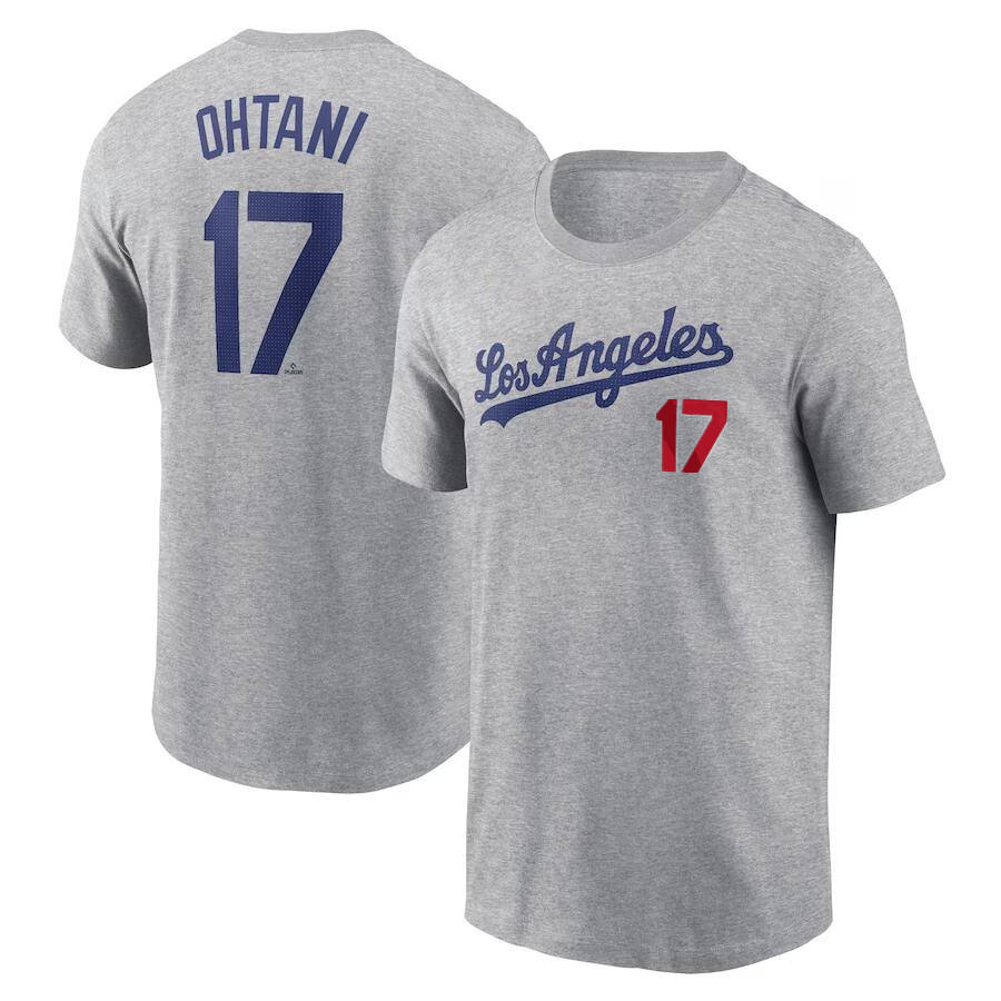 WGB Major League Baseball Dodgers Los Angeles Dodgers Ohtani Shohei Ohtani áo thun cotton ngắn tay đ