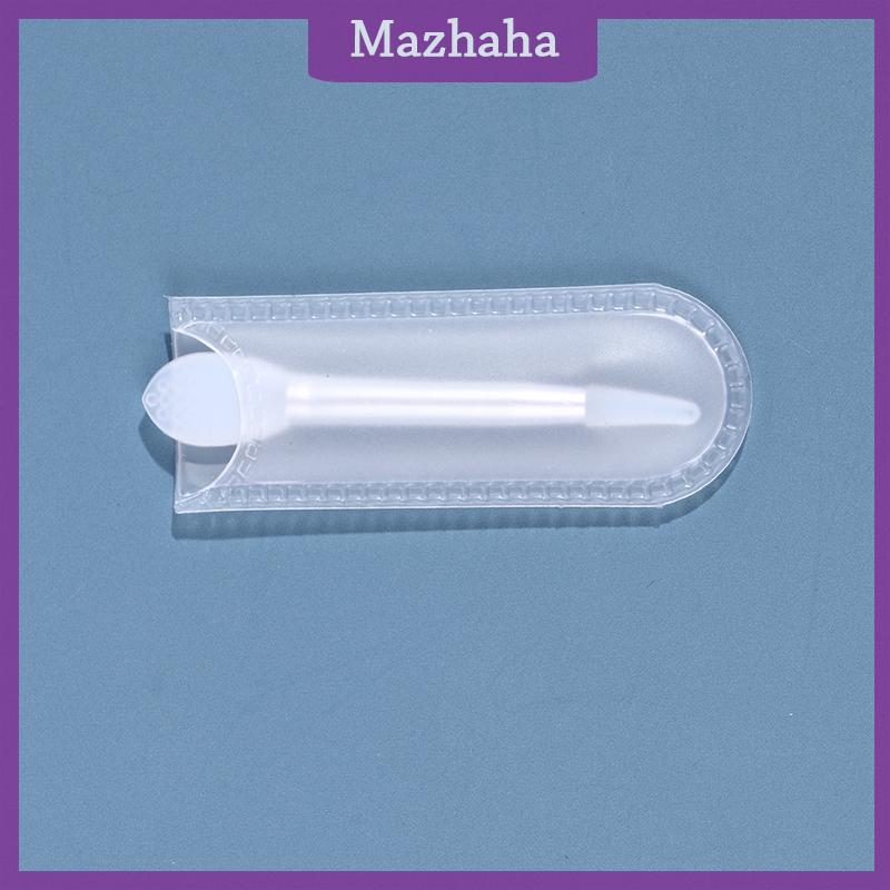 Mazhaha 1 cây cọ môi silicon Hai đầu Mini dụng cụ làm đẹp - 2