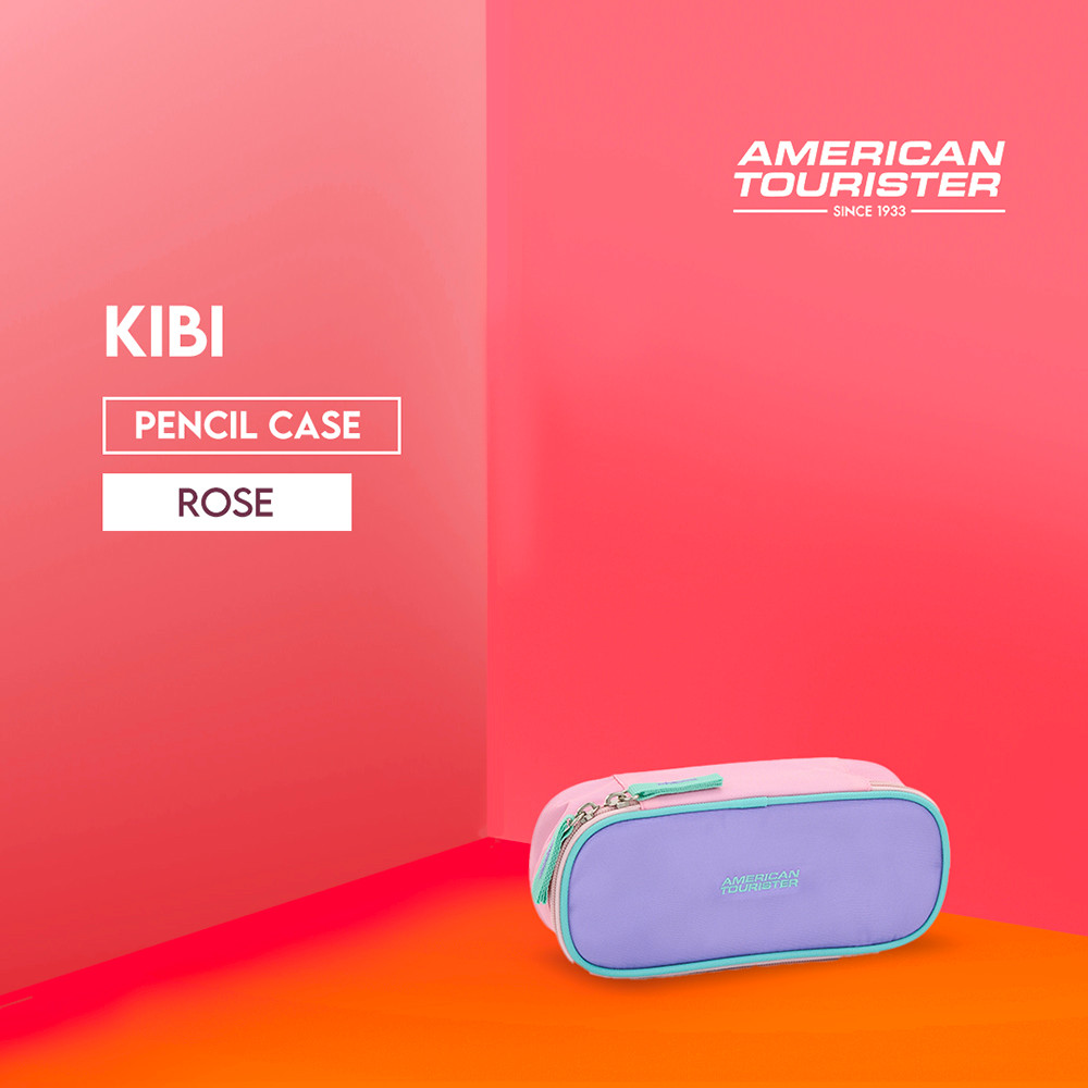 American Tourister Kibi Pencil Case - Rose