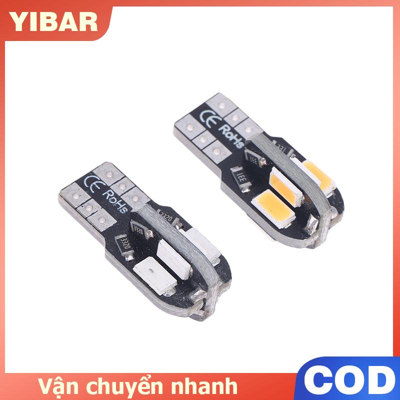 YIBAR 10pcs ô tô led T10 bóng đèn 5730 SMD giải mã đọc ánh sáng chiều rộng chỉ số ánh sáng tấm giấy phép ánh sáng nhỏ