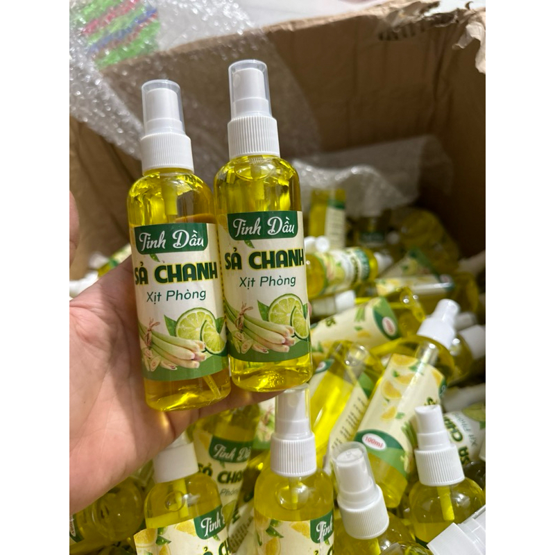 Tinh dầu sả - Tinh dầu sả xịt phòng xua đuổi côn trùng chai 100ml
