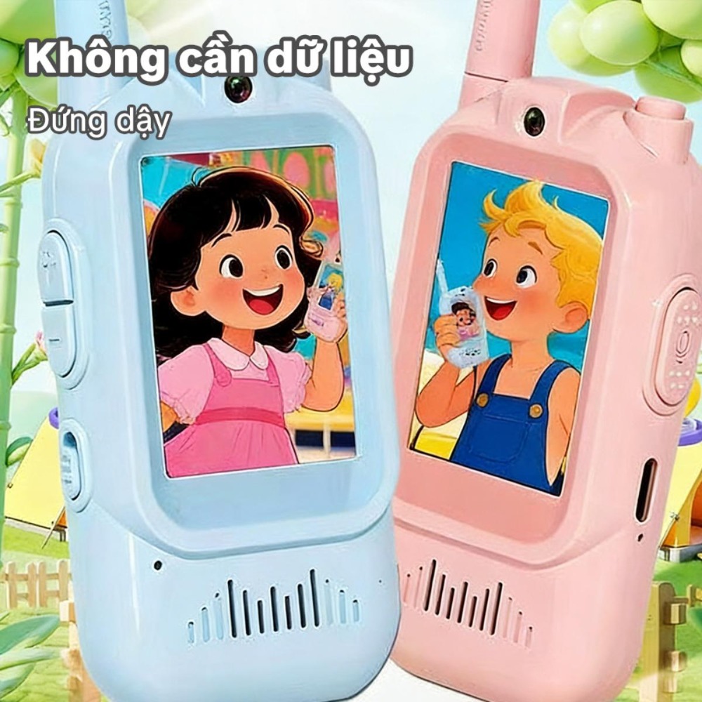 đặc biệt thiết kế bé trai bé gái kết nối không dây giao tiếp sống động cho giao tiếp máy bộ đàm dễ hiểu quà công nghệ khám phá hỗ trợ video USB trẻ em.