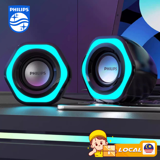 Philips Spa2100 Bluetooth Speaker 4D Computer Bar Stereo Sound