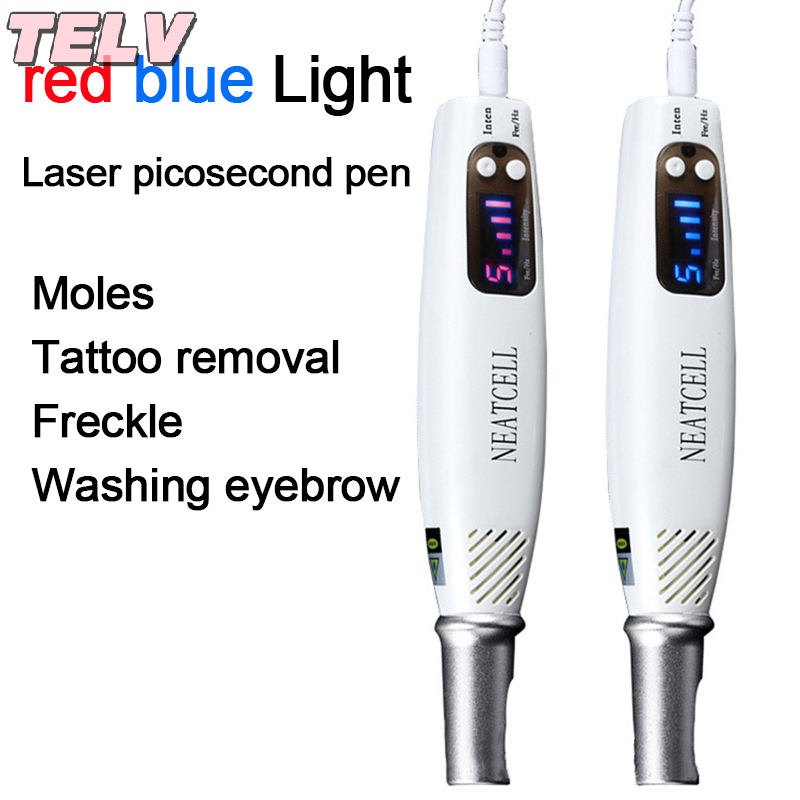 TE Picosecond Laser Pen Blauw Rood Lichttherapie Verwijderaar voor Huidverzorgingsapparaat_voghion.com