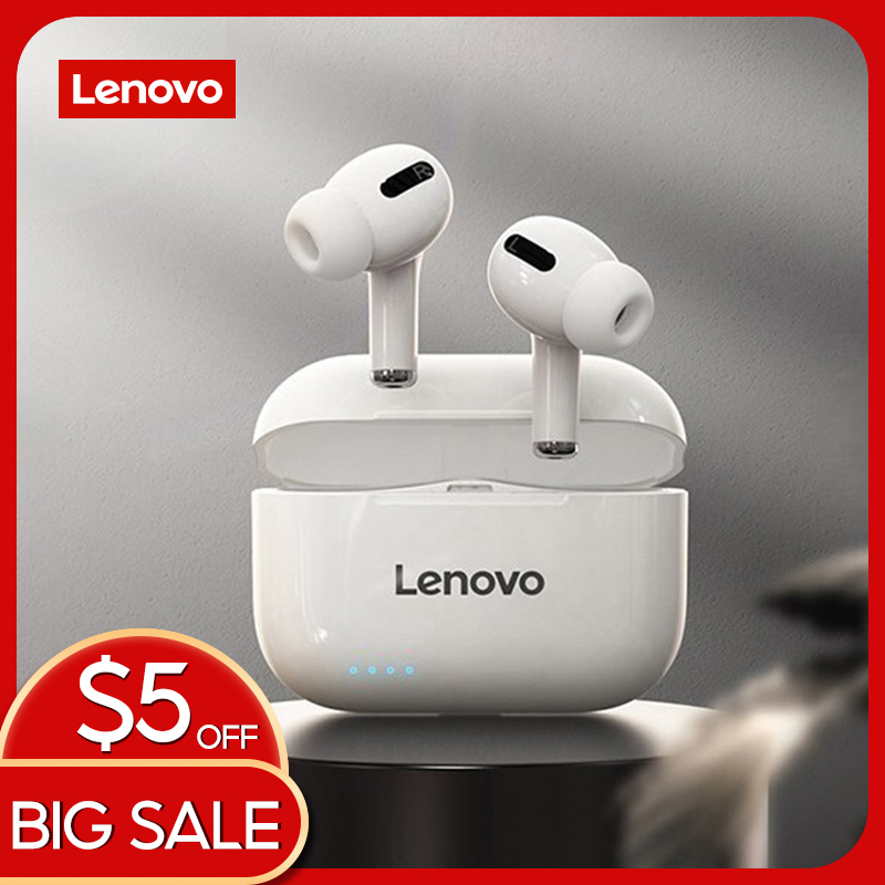Lenovo LP1S TWS Bluetooth Earphone HIFI Stereo Bass Wireless Bluetooth Earubds With Mic Battery Indicator True Wireless Headphone for iPhone Android Singapore