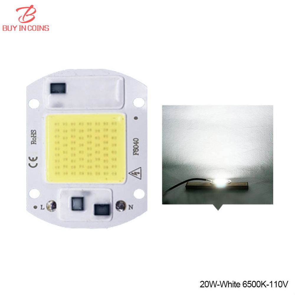 Chip LED BC 110V 220V 20W 30W 50W Chip COB Đèn Hạt LED IC Thông Minh Không Cần Điều Khiển Cho Đèn Pha Đèn Chiếu Sáng Tự Làm Lampada Ánh Sáng Trắng Ấm