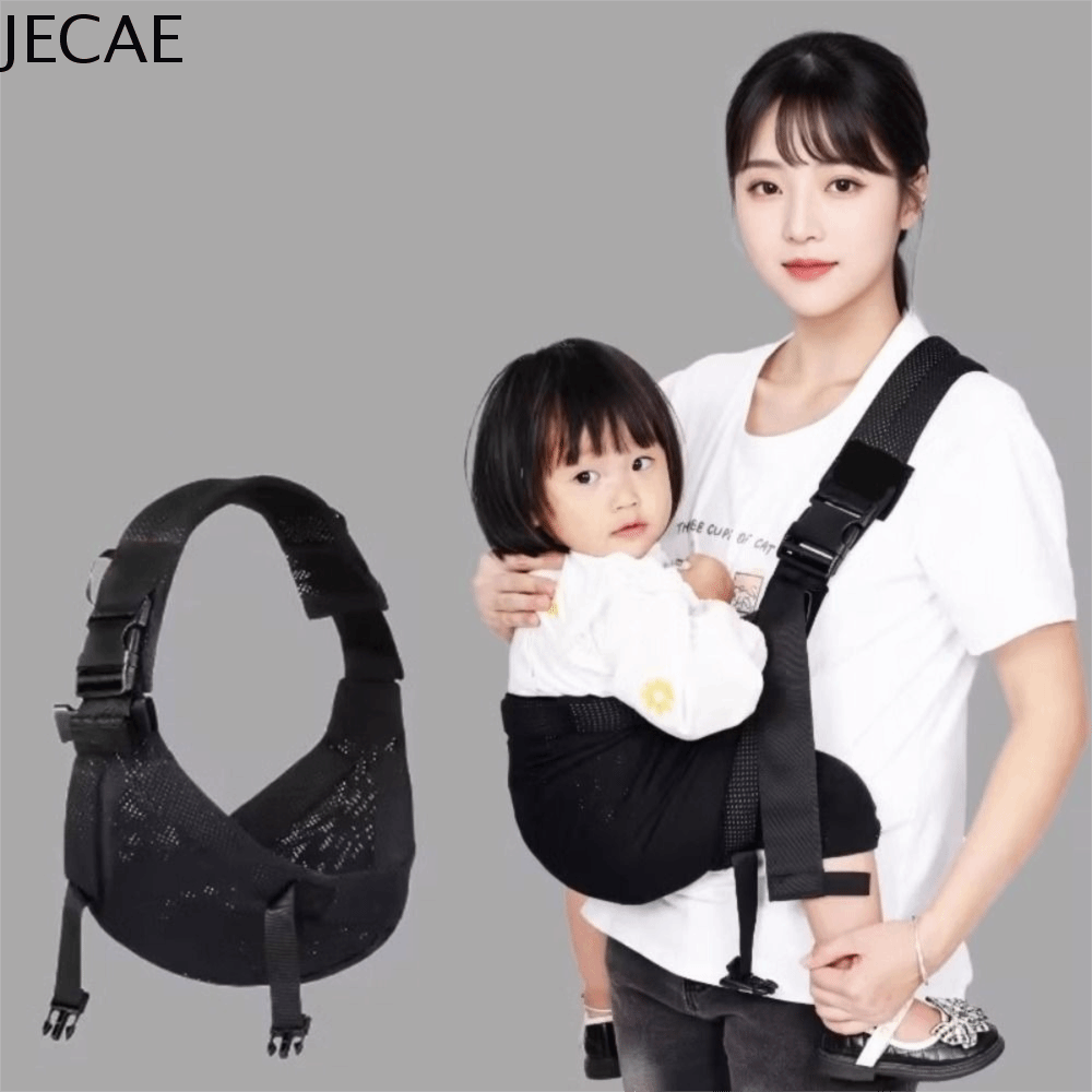JECAE Có thể điều chỉnh Khăn quàng cho bé Cầm trẻ sơ sinh Màu sắc đồng nhất Khăn quàng cho trẻ sơ sinh Thoải mái Loại cầm ngang Ba lô cho trẻ sơ sinh Trẻ sơ sinh