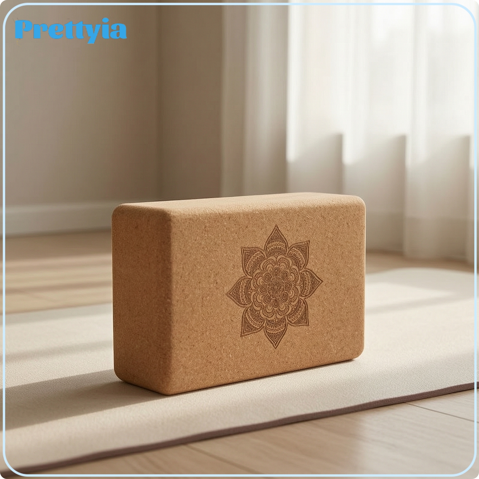Prettyia Supportive Cork Mind-Body Practice Block Stable Cork Block Natural Exercise Equipment High-Density for Dancers ราคา 15,822 บาท*ส่งฟรี