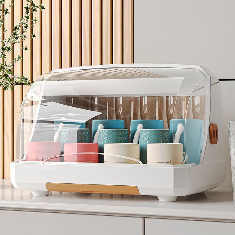 Hộp bảo quản cốc để bàn Có nắp , Giá Úp Bình Sữa , Giá Úp Chén Đĩa Ly Cốc Có Nắp Đậy Trong Suốt Khay Đựng Nước Dễ Dàng Tháo Lắp Và Di Chuyển【lzb060