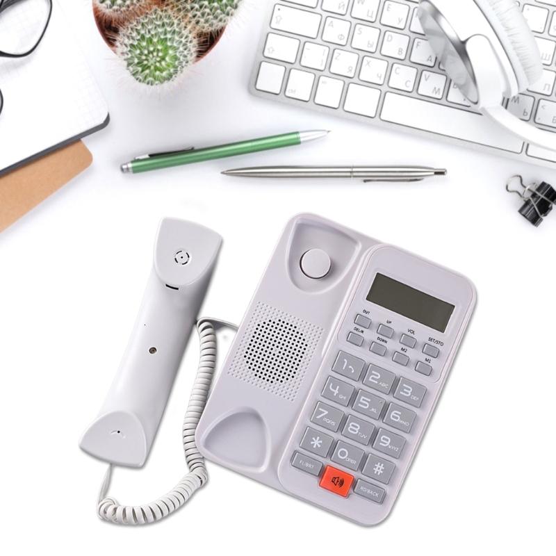 Corded Telephone Landline Telephone Big Button Landline Phones with Caller Identification for Front Desk Home Hotel ราคา 487 บาท*ส่งฟรี