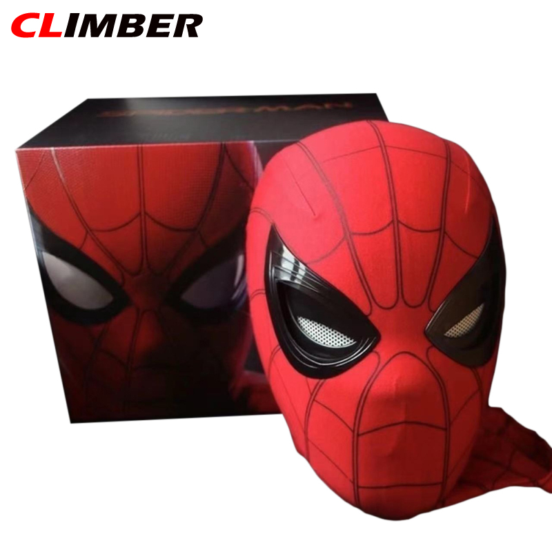 CLIMBER High Quality Spider man Mask Blink Eyes Movable Breathable
