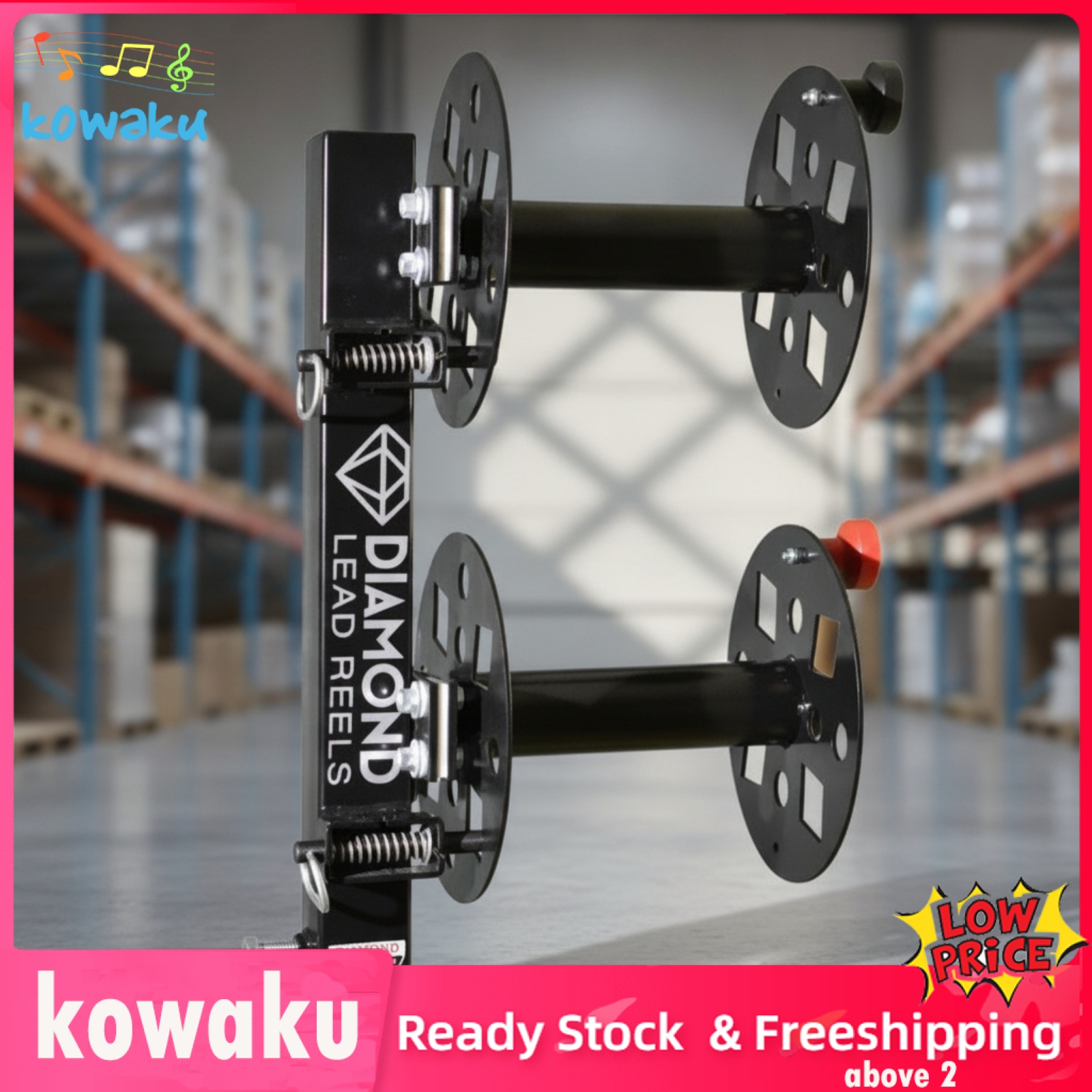 kowaku Vertical Mounting Double Soldering Cable Lead Reel Perforated Soldering Cable Lead Reel Black Finish Giá 8,347,134 Đồng*Miễn phí vận chuyển