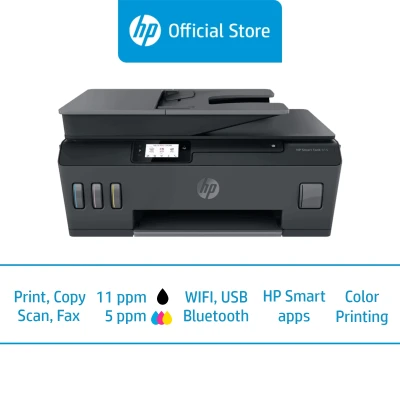HP Smart Tank 615 Wireless All-in-One Color Inkjet Printer / Print, Copy, Scan, Mobile Fax / ADF / Wireless / One Year Warranty