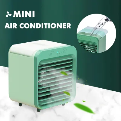 Mini Portable Air Conditioner Humidifier with Water Tank Air Cooler USB 3 Speeds Cooling Fan Air Conditioning for Home Office 5V
