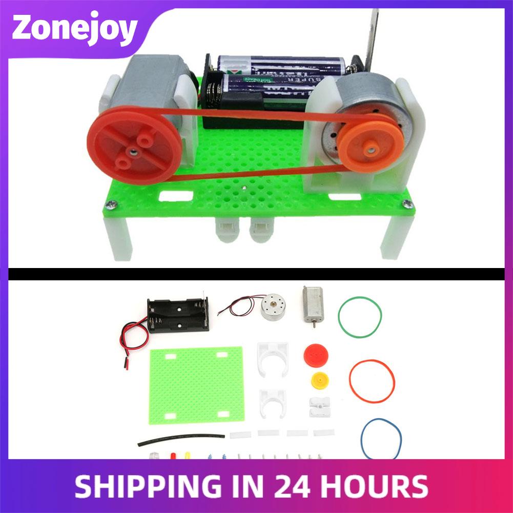 Zonejoy Động cơ truyền động máy phát điện Động cơ nhựa ABS Truyền năng lượng Tay nghề tinh tế Kích thước nhỏ Trọng lượng nhẹ dành cho giáo viên cơ sở vật chất