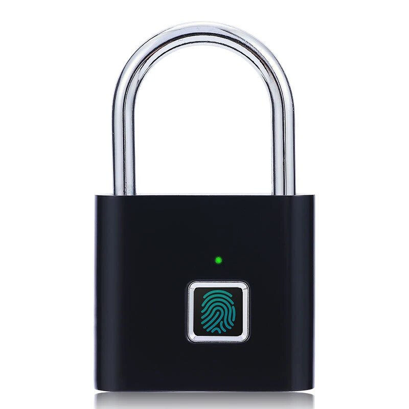 NGHỆ THUẬT SINH trắc học thumbprint cửa padlocks reable Khóa cửa vân tay nghệ thuật Ổ khóa USB Keyless nhanh chóng mở khóa