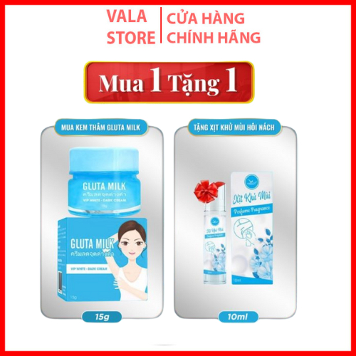 Kem giảm thâm nách, giảm hôi nách gluta milk thái lan