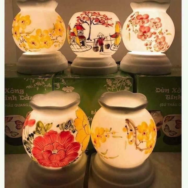 SIZE TO Đèn xông tinh dầu gốm BÁT TRÀNG