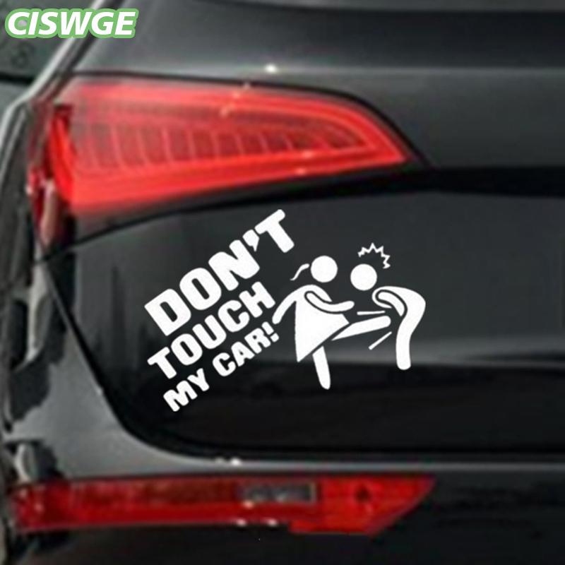 [CISWGE Auto] Nhãn dán xe không chạm vào xe của tôi sáng tạo vui phản chiếu trang trí xe dán cửa sổ xe Phụ Kiện Xe cơ thể decal Giá 17,218 Đồng*Miễn phí vận chuyển