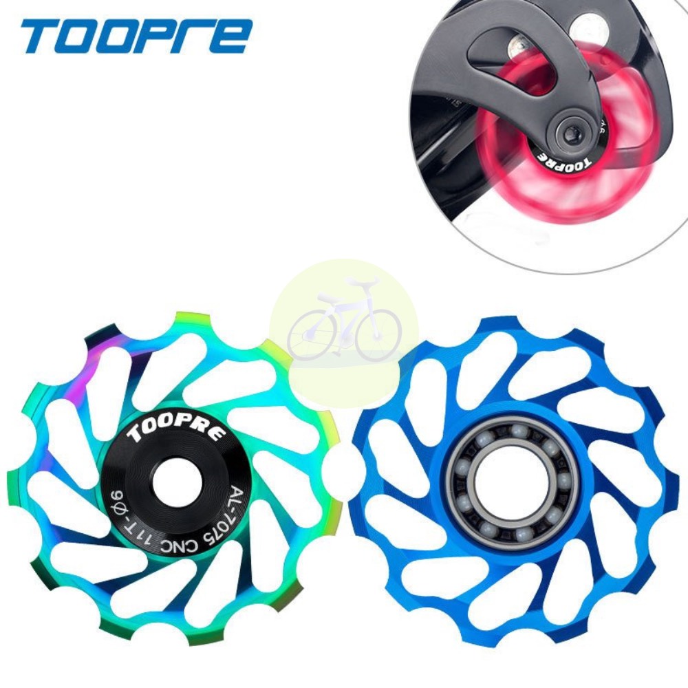 Bánh răng xe đạp ceramic 11t-13t toopre / bánh răng cùi đề nhôm cnc 11-13 răng