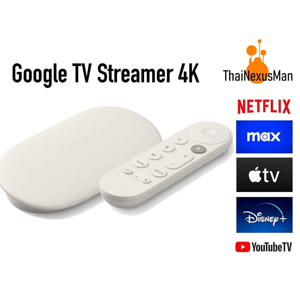 Google TV Streamer 4K ราคา 5,590 บาท*ส่งฟรี