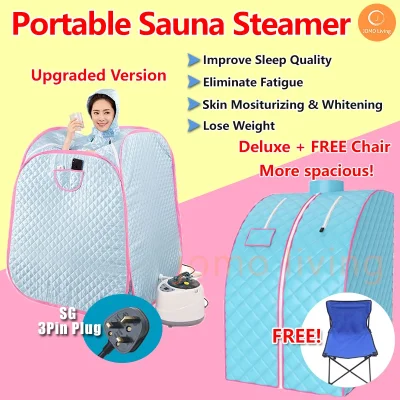 [Local Seller] Portable Sauna Steamer Personal Home Spa Steam Sauna Lose Weight Body Slimming Therapy 桑拿汗蒸 (Standard Version)