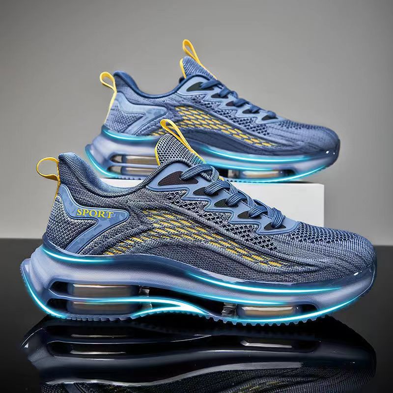 Men's Shoes Air Cushion Sneakers Fashion Running Shoes Anti Slip Shock-absorbing Casual Sports Shoes Dad Shoes - 1