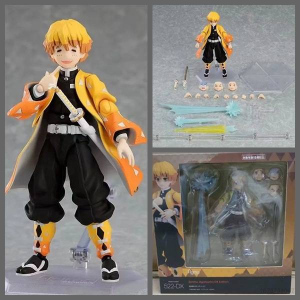 利Mô Hình Nhân Vật Anime Demon Slayer Zenitsu YB2 Có Khớp Cử Động Độc Đáo Trang Trí Nhà Cửa BY2