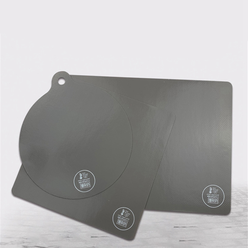 Induction Cooktop Mat Nonslip Induction Top Pad Silicone Heat Insulated Mat Reusable Refrigerators a