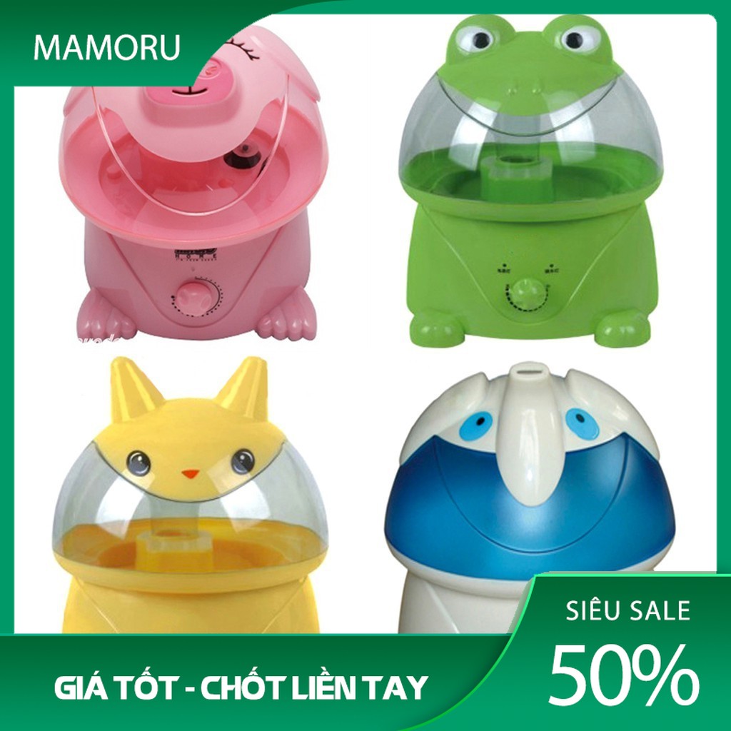 Máy phun sương tạo ẩm hình thú ngộ nghĩnh 4,5L - Giao hình ngẫu nhiên - MAMORU