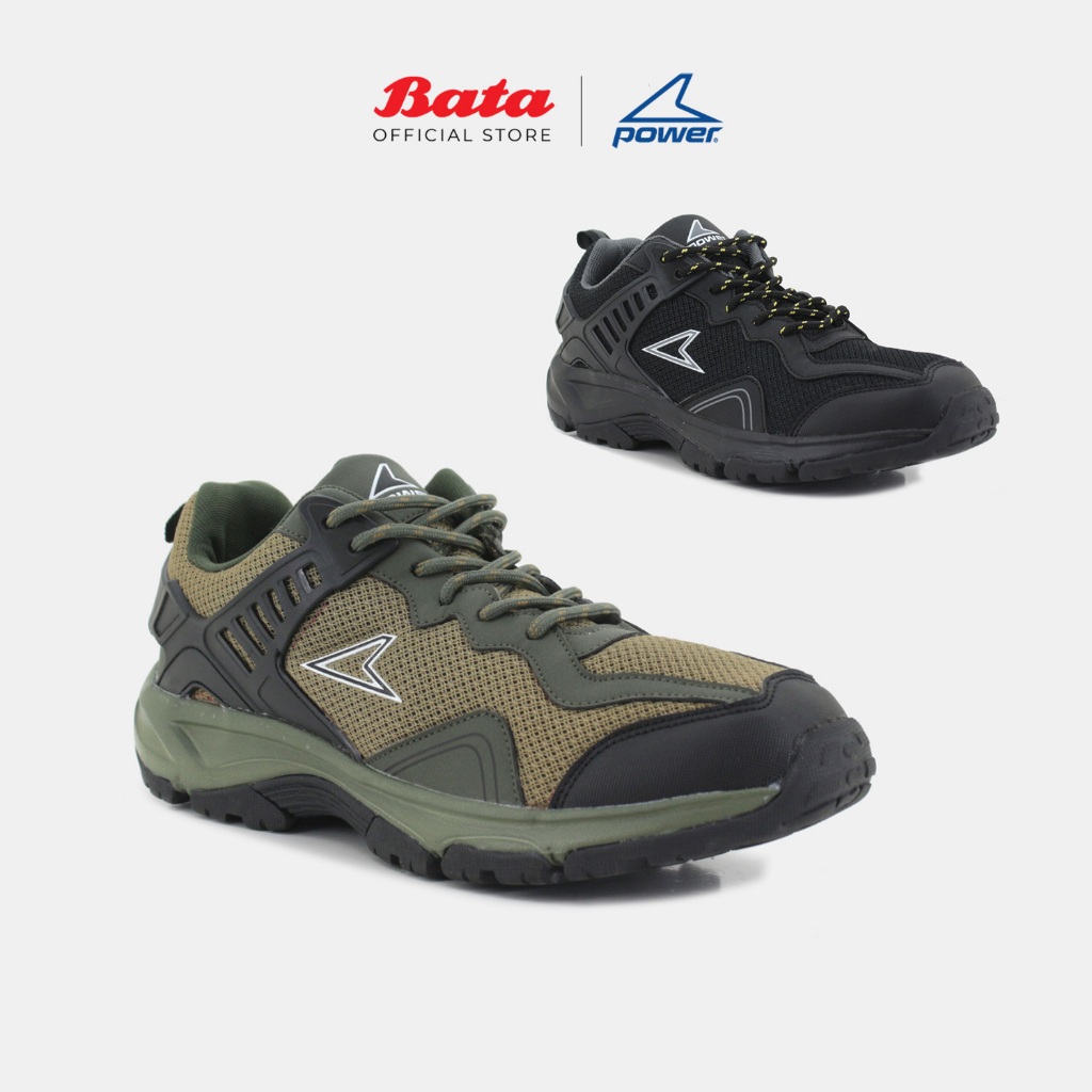[Online Exclusive] POWER Beau Men Black /Green Outdoor 8426014/8427014 Kasut Sukan Lelaki