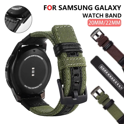 20mm nylon strap for Samsung Gear Sport /Gear S2 Classic/ Galaxy Watch 42mm / Active 1 2 / Samsung watch 3 41mm . 22mm nylon watchband For samsung watch 3 45mm/Gear S3 Frontier/Gear S3 Classic/Gear S3 /GALAXY WATCH 46mm