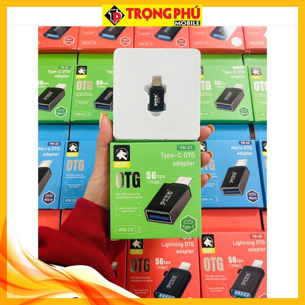 Đầu Chuyển OTG Piko YD-21 USB-TypeC CH3 Hot