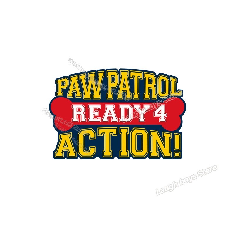 UV299 Paw Patrol Patches for Clothe DIY for Parent-Child Thermo Stickers T-Shirt Washable Heat Transfer Children Iron