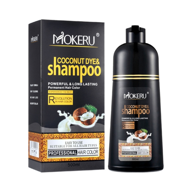 【Fast-selling】 Black Hair Dye Shampoo For Gray Hair Instant Hair Color Shampoo Natural For Women Men