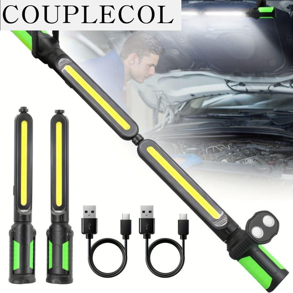COUPLECOL ไฟ LED 2400LM ไฟทำงาน LED สำหรับช่าง ฐานแม่เหล็ก 4400mAh ชาร์จใหม่ได้ แถบไฟทำงาน ป้องกันน้ำ แสงสว่างสูง ไฟทำงานแม่เหล็ก ซ่อมรถยนต์ ราคา 2,931 บาท*ส่งฟรี