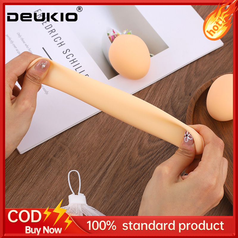 DEUKIO Realistic Egg Squishy Stress Relief Toy TPR Slow Rebound Anti-Stress Plaything for Adults and Kids ราคา 23 บาท*ส่งฟรี