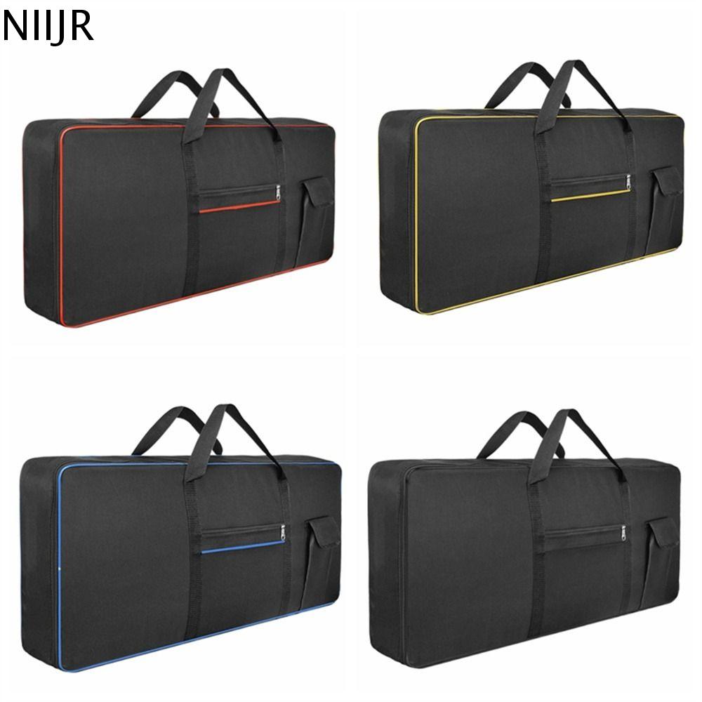 NIIJR Không thấm nước Túi đựng bàn phím Chống sốc Phím 61/76/88 Túi đựng đàn Piano Bền Ốp bảo vệ Vỏ bàn phím dụng cụ Đàn piano điện tử