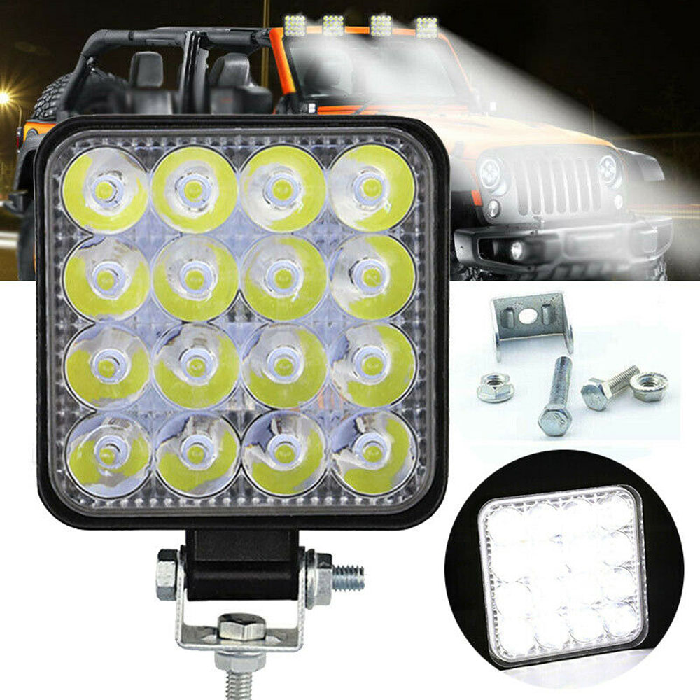 Bóng Đèn Pha Chất Lượng Cao Bền SHBFYJM Spotlight Đèn Chiếu Điểm 48W Tạo Kiểu Cho Xe Hơi LED Làm Việc Ánh Sáng, Đèn Sương Mù Xe Hơi