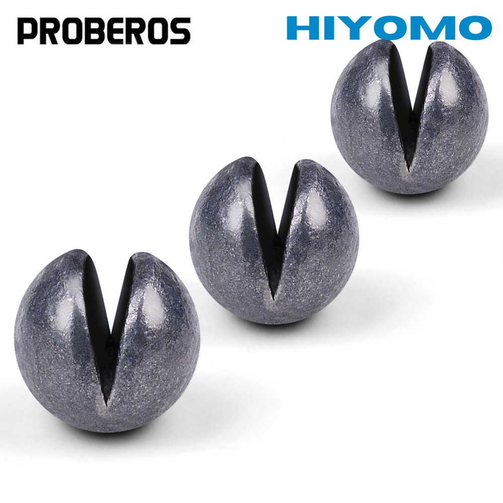Proberos 50 cái/lốc 0.5g-5g chì câu cá sinkers mở cắn chì chìm chì dây câu cắn Vòng plumb phụ trợ Đồ Câu Cá dụng cụ câu cá Trần jig034