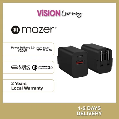 Mazer Infinite Boost Super Mini PD 20W Wall Charger 2 Years Warranty